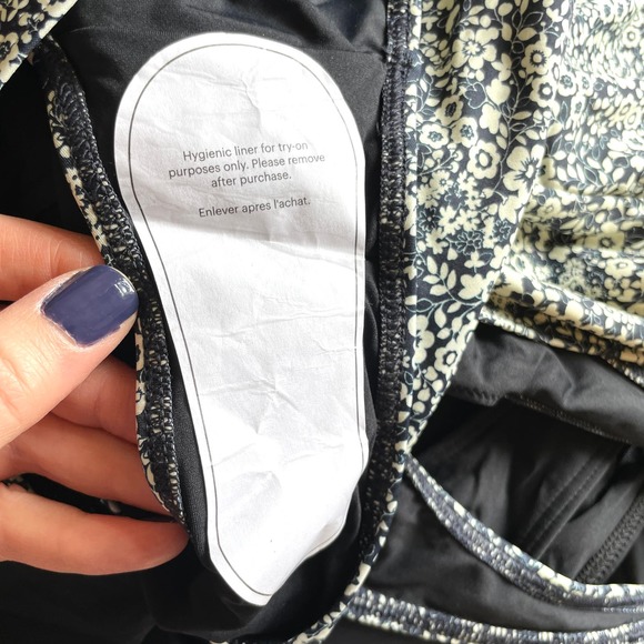 Everlane The Square Neck One Piece Swimsuit In Navy Floral Size XS New - Picture 13 of 13